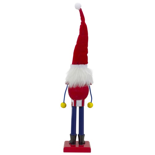 Northlight 16.75" Red Blue Dots Wood Christmas Nutcracker Figure - Picture 3 of 5