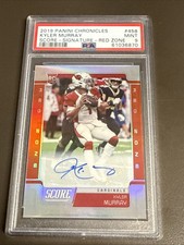 2019 Chronicles Kyler Murray #458 Score Red Zone Signature Rookie Auto /20 PSA 9