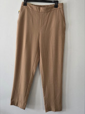 Banana Republic Tapered Tan Colored Pull-On Pants Size 6 NWT