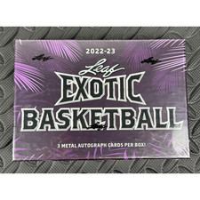 2022-23 Leaf Exotic Basketball Hobby Box 3 Metal Autographs Per Box Steph Auto?