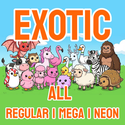 Adopt  Exotic All Legendary | Mega | Neon | Fly Ride  Fast Delivery