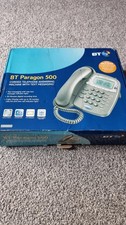 BT Paragon 500 Corded Telephone with Answering Machine and SMS  Grey New In Box