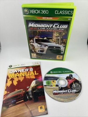 Midnight Club Los Angeles Complete Edition Xbox 360 Spiel sehr guter Zustand PAL UK