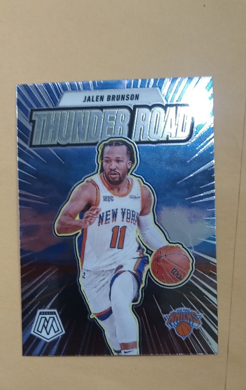 2024-25 Panini Mosaic - Thunder Road Jalen Brunson #11