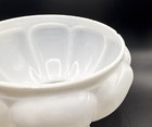 Vintage Milk Glass Lamp Shade Globe with Ruffled Fitter Opening, 7in Dia x 6” H — photo 7