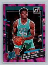 2023 Panini Donruss Rated Rookie Holo Purple Laser /99 James Nnaji #215