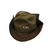 Outdoor Research Seattle Rain Hat Sombrero Goretex Fatigue Olive Green
