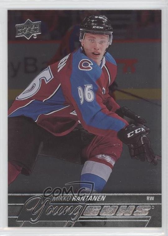 2015-16 Upper Deck Young Guns Silver Foil Board Mikko Rantanen #206 0c3