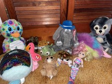 Lot Of 12 Plush Mixed Brands
