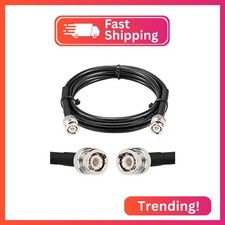 MOOKEERF BNC Cable - 6FT RG58 50 ohm Male to Male Coax Cables Low Loss BNC Exten