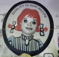 Fast Food Advertising Melinda Lou Dave Thomas Wendy's Local pickup ONLY