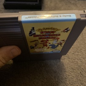 The Adventures of Rocky & Bullwinkle & Friends (Nintendo NES, 1985) W/Manual