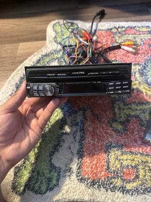 Alpine CVA-1004R Vintage Flip Out DVD Monitor for Car Video Radio Stereo