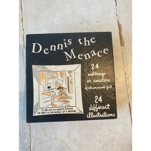Dennis the Menace Coasters/Ashtrays/Nut Dish
