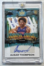 2023-24 Court Kings Ausar Thompson Fresh Paint Sapphire RC Auto /125 #FP-ATD