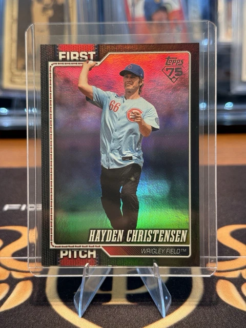 2026 Topps Hayden Christensen First Black Foil /10 FP-15 Star Wars Darth Vader