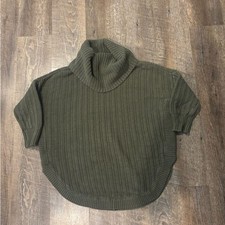 Express Green Cowl Neck Sweater XS