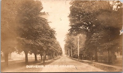 RPPC Dufferin Street Granby Quebec Canada 1910 Real Photo Postcard D98