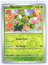 MARACTUS 003/091 REVERSE HOLO PALDEAN FATES POKEMON TCG CARD