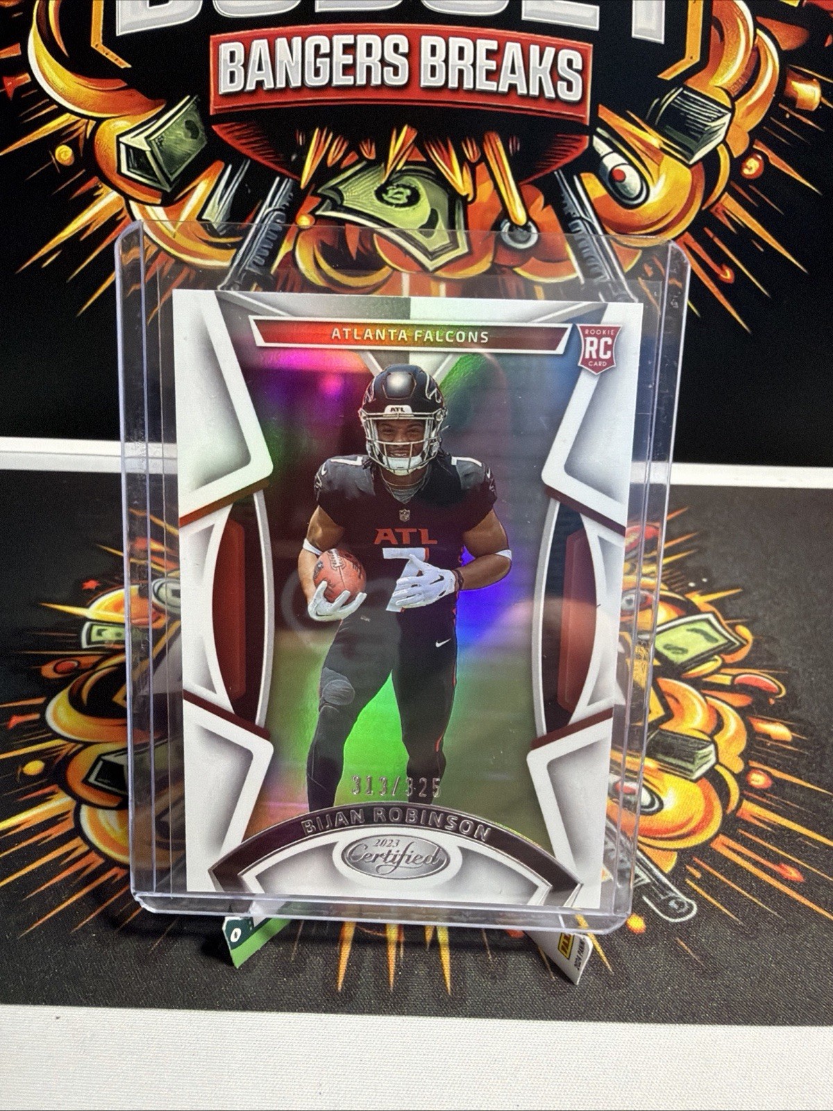 2023 Panini Certified Mirror #111 RC Bijan Robinson /325 Atlanta Falcons