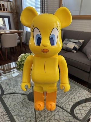 tweety bird bearbrick looney toons 1000% medicom figure no box | eBay