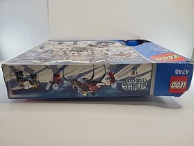 LEGO Alpha Team 4748 Ogel&rsquo;s Mountain Fortress Incomplete Parts w/ Box & Terrain