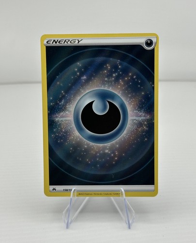 Pokémon Darkness Energy 158/159 Crown Zenith Full Art Ultra Rare Holo Card