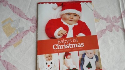STRICKHEFT FÜR 3 WEIHNACHTSMUSTER FÜR BABY IN D.K-GRÖSSEN 0-12 MONATE