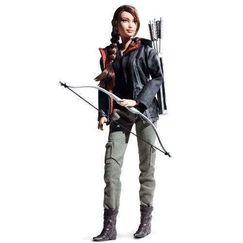 Coturno Preto da Barbie Collector Katniss - Jogos Vorazes, Brinquedo Barbie  Usado 93922599