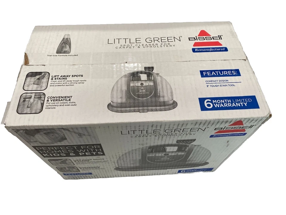 Bissell Multi-Purpose Little Green Portable Carpet and Upholstery Cleaner- NEW - Image 4 of 4