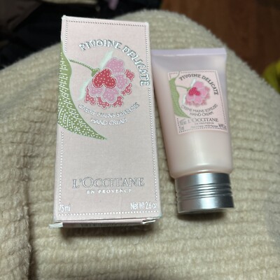 L Occitane En Provence Pivoine Delicate Hand Cream 50ml.  New Sealed!