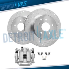 308mm Rear Drilled Brake Rotors + Right Brake Caliper for G35 G37 M35 M45 350Z