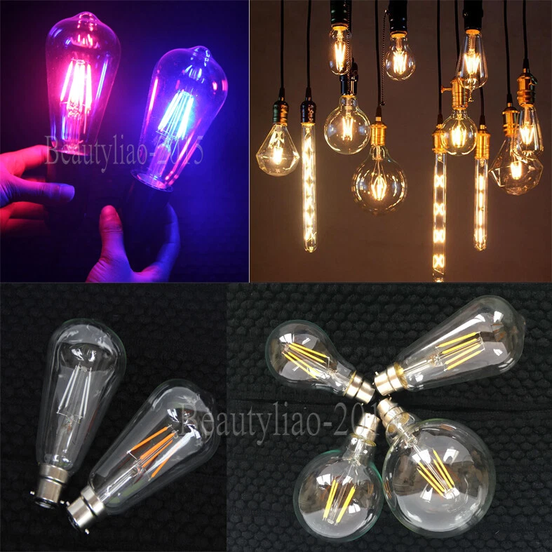 Edison light clearance bulbs bayonet fitting
