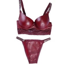 sexy-lingerie push up bra set