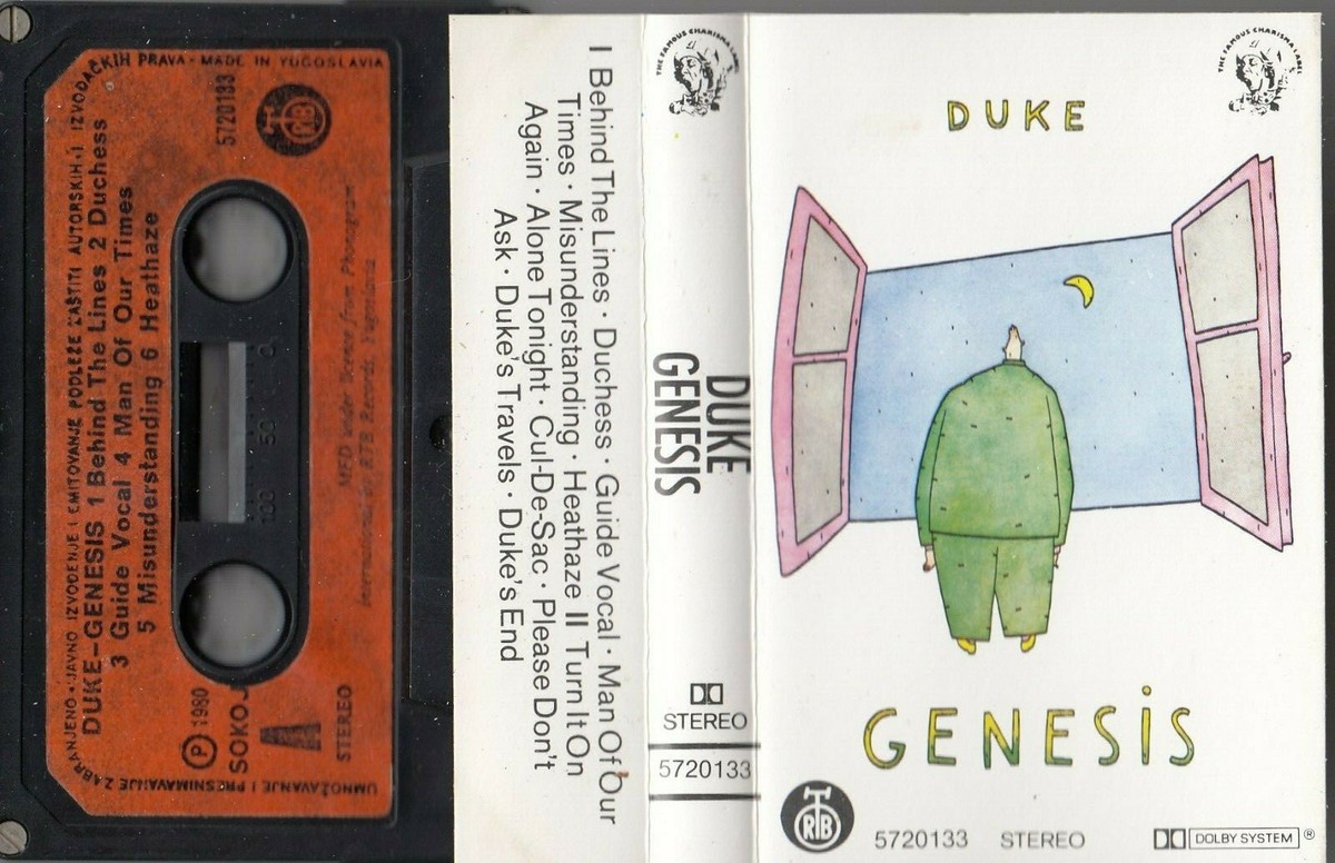 GENESIS DUKE CASSETTE TAPE YUGOSLAVIA | eBay