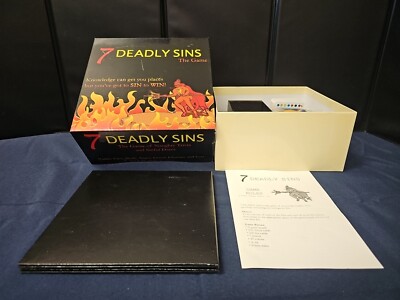 7 Deadly Sins The Game Board Game 2003 Keeper Naughty Trivia
