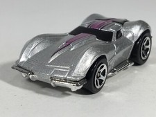 Hot Wheels '63 Corvette Stingray Metalflake Silver First Editions Drop Tops 2