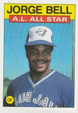 FREE SHIPPING-MINT-1986 (BLUE JAYS) Topps #718 George Bell ALL STAR