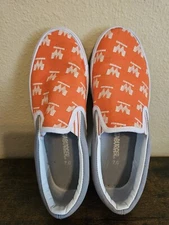 Whataburger Slip On Sneakers Womens Size 7 Orange Canvas Fast Food
