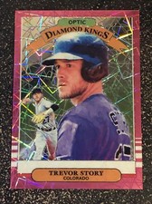 2019 Donruss Optic Pink Velocity #27 Trevor Story /199