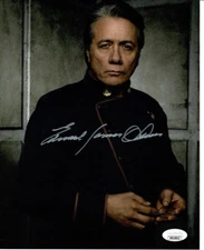 EDWARD JAMES OLMOS as ADAMA 8X10 SIGNED PHOTO  "BATTLESTAR GALACTICA"  JSA