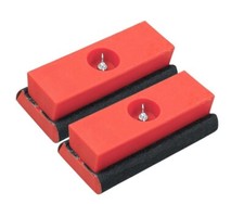Sanding Block Set 2pcs Set With Sand Paper 114x55x38mm with Angled And Curved