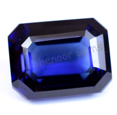 #ad AAA 39.80 Ct Natural Kashmiri Blue Sapphire Emerald Certified Loose Gemstone $149.99