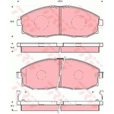 TRW Bremsbelege GDB3201 HYUNDAI H-1 / STAREX  HYUNDAI H-1