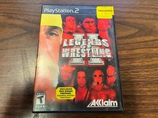 Legends of Wresttling II 2 PS2 Sony PlayStation 2 Complete in Box with Manual