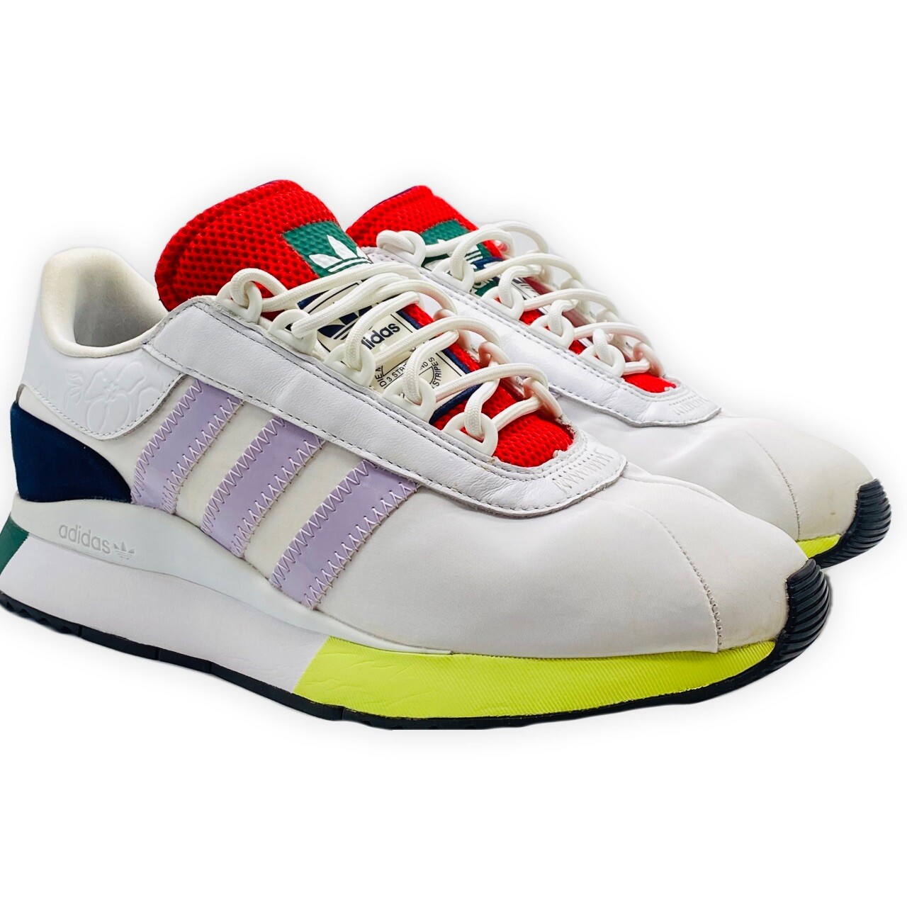adidas Sl Andridge Shoe Sneaker Womens Size 9.5 White/Purple/Scarlet FV7784  | eBay