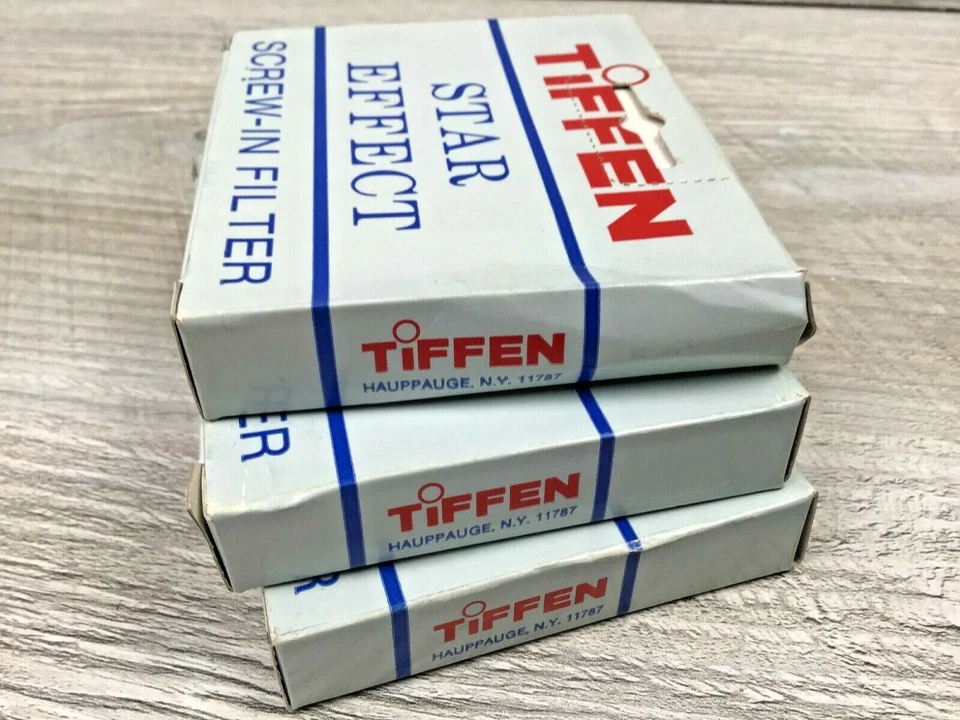 3 New Old Stock Tiffen Star Effect 8 Point 2mm 52mm Screw-In Filters Japan - Image 4 of 4