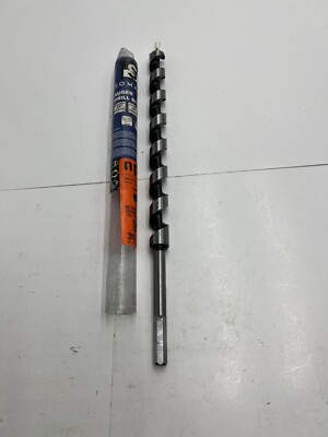 SOMADA 5/8-Inch x 12-Inch Auger Drill Bit for Wood, Hex Shank 3/8-Inch
