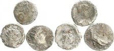 Antike / 3 verschiedene Nero Lot aus 3 Tetradrachmen Alexandria s-ss  108982
