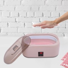 Pink 4L Wax Therapy Machine 110V 200W Electric Wax Heater w/ Anti-scald Pad